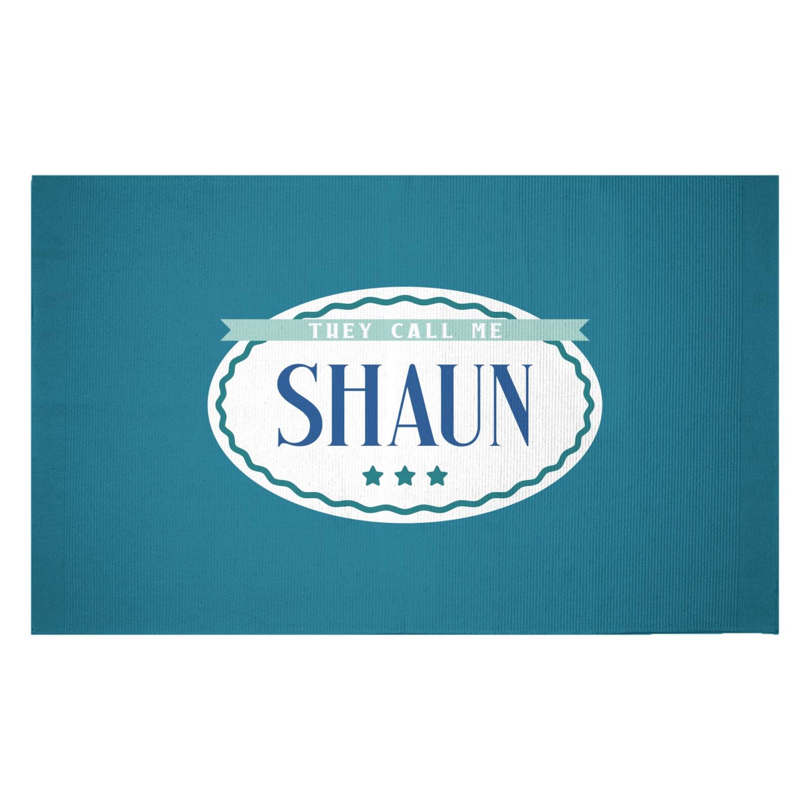 They Call Me Shaun Woven Rug - Small