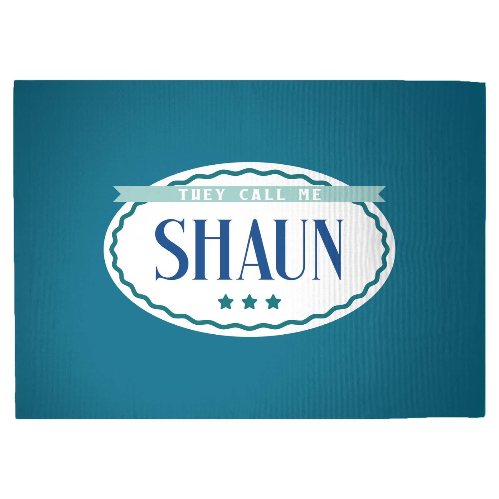 They Call Me Shaun Woven Rug - Large