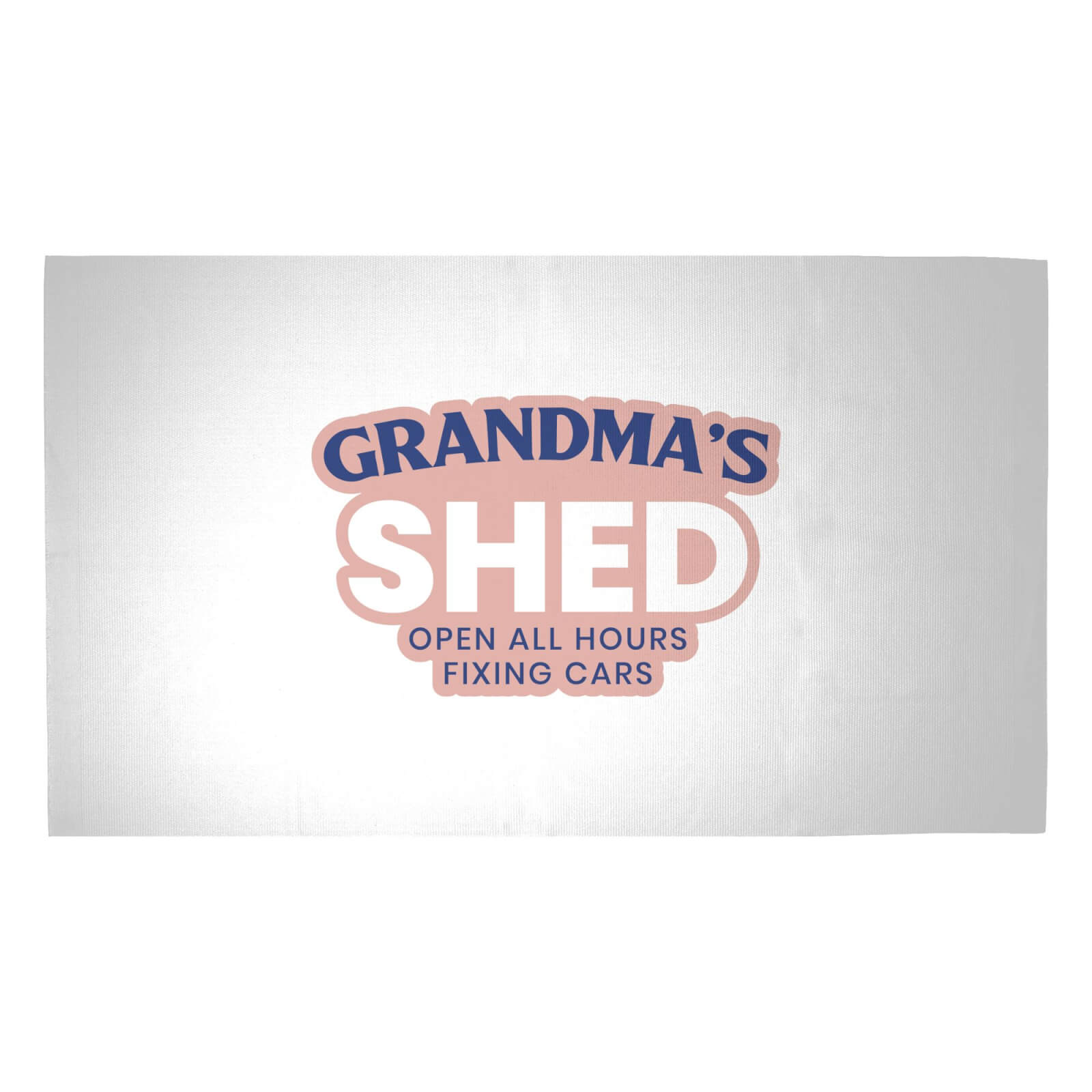 Grandma's Shed Woven Rug - Medium
