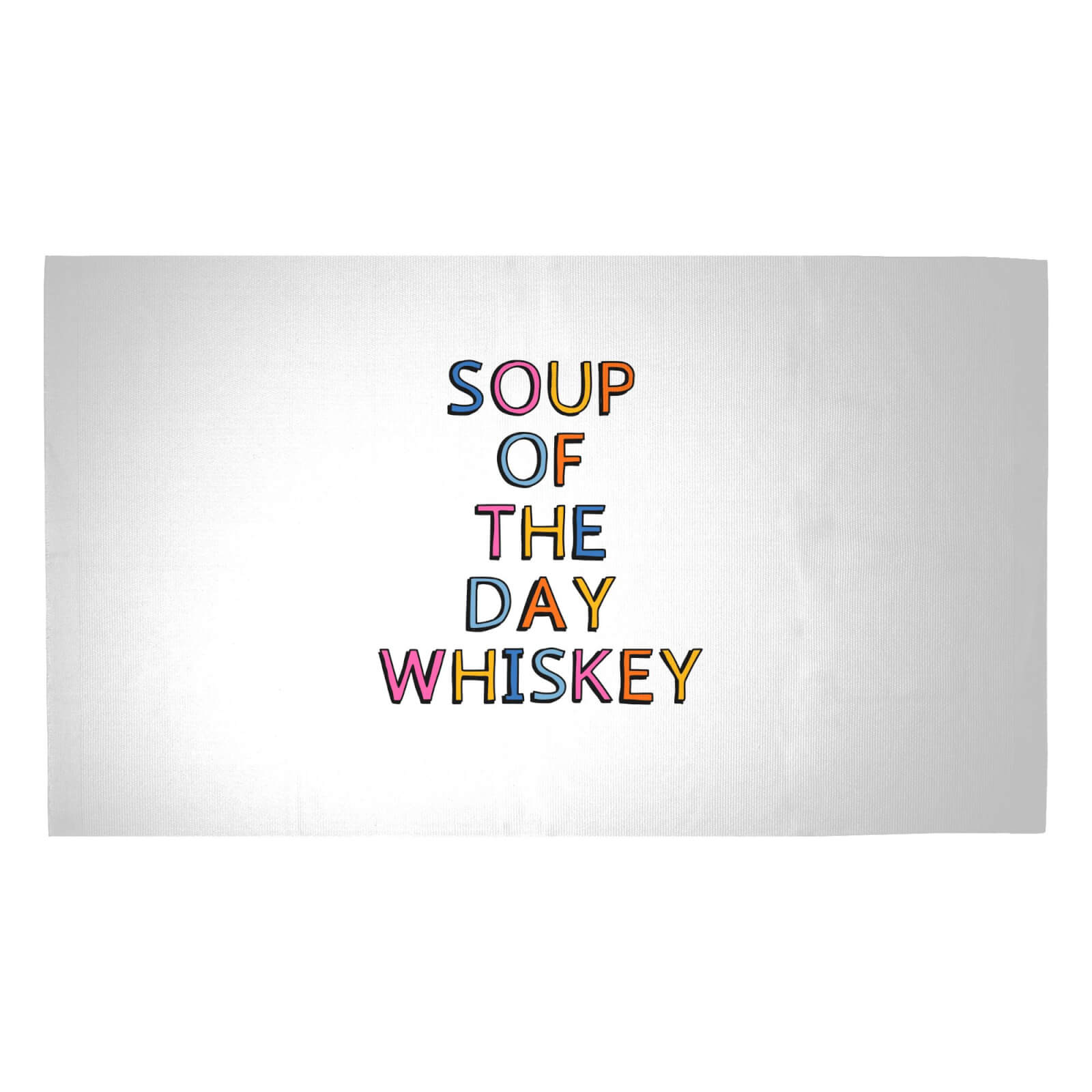 Soup Of The Day Whiskey Woven Rug - Medium