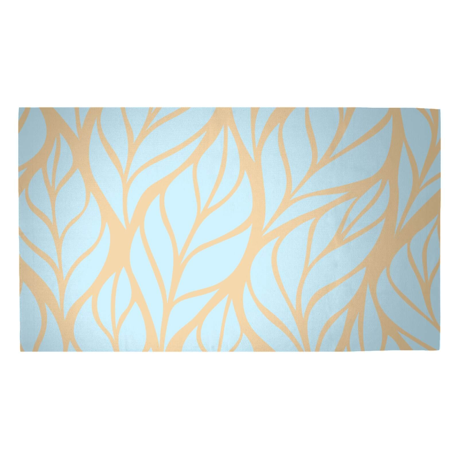 Willow Leaves Woven Rug - Medium