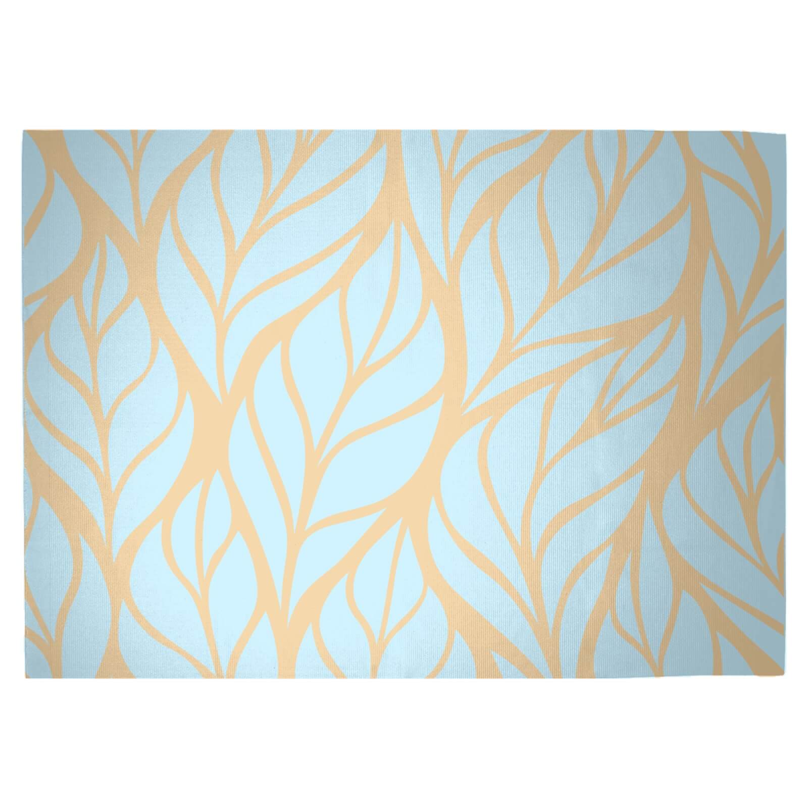 Willow Leaves Woven Rug - Large