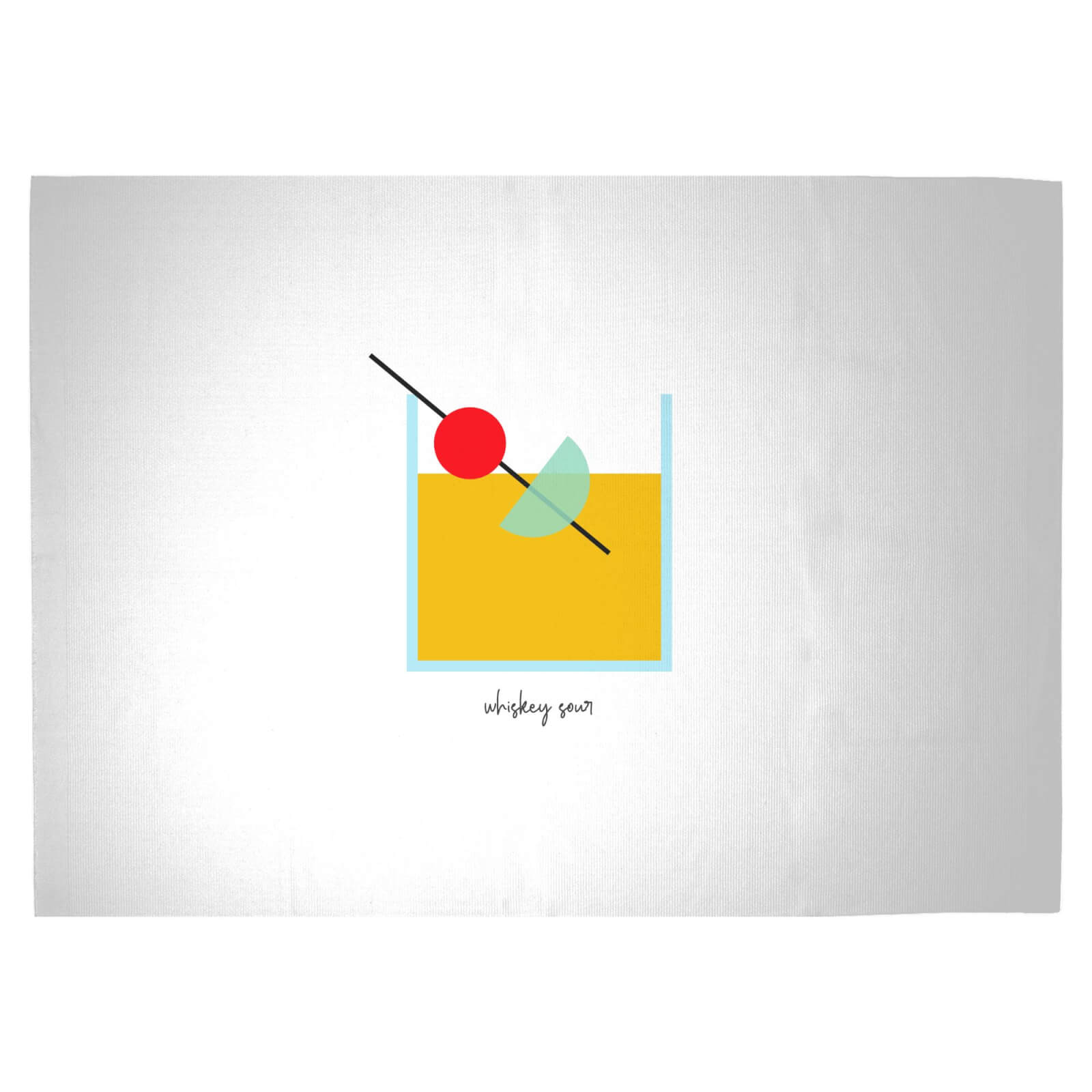 Whiskey Sour Woven Rug - Large