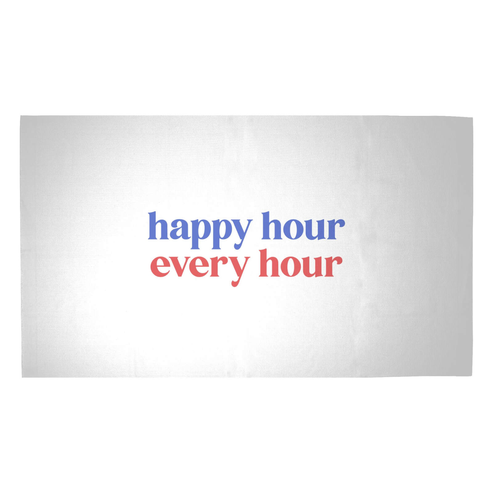 Happy Hour Every Hour Woven Rug - Medium