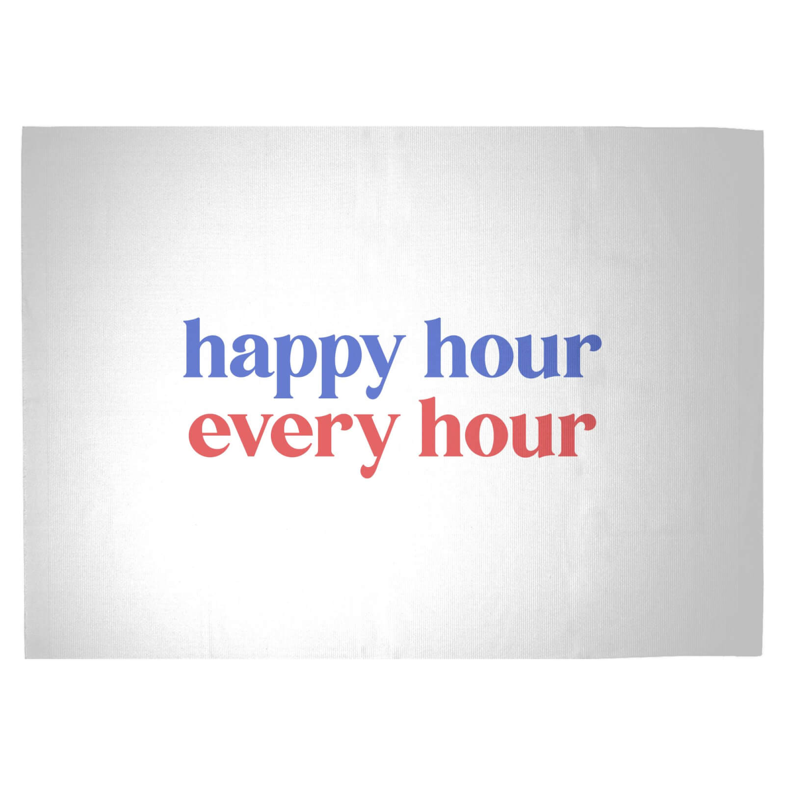 Happy Hour Every Hour Woven Rug - Large