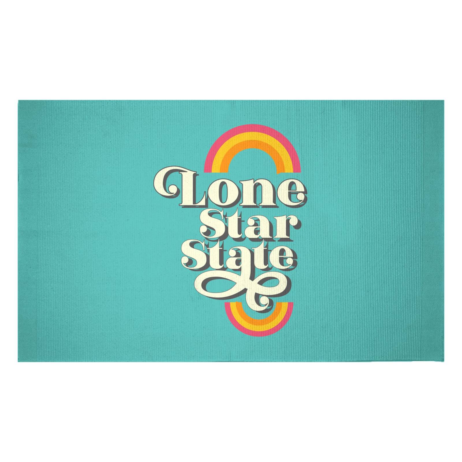 Lone Star State Woven Rug - Small