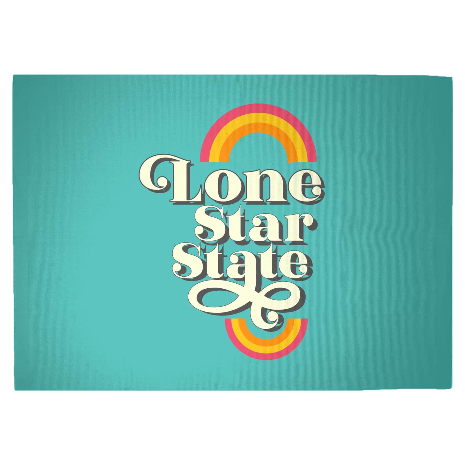 Lone Star State Woven Rug - Large