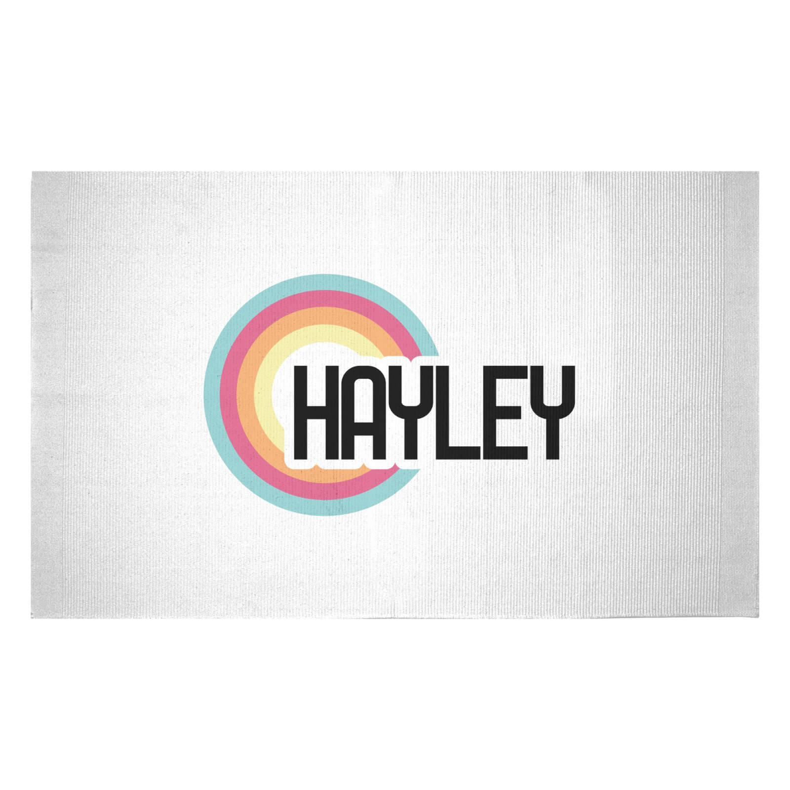 Hayley Rainbow Woven Rug - Small