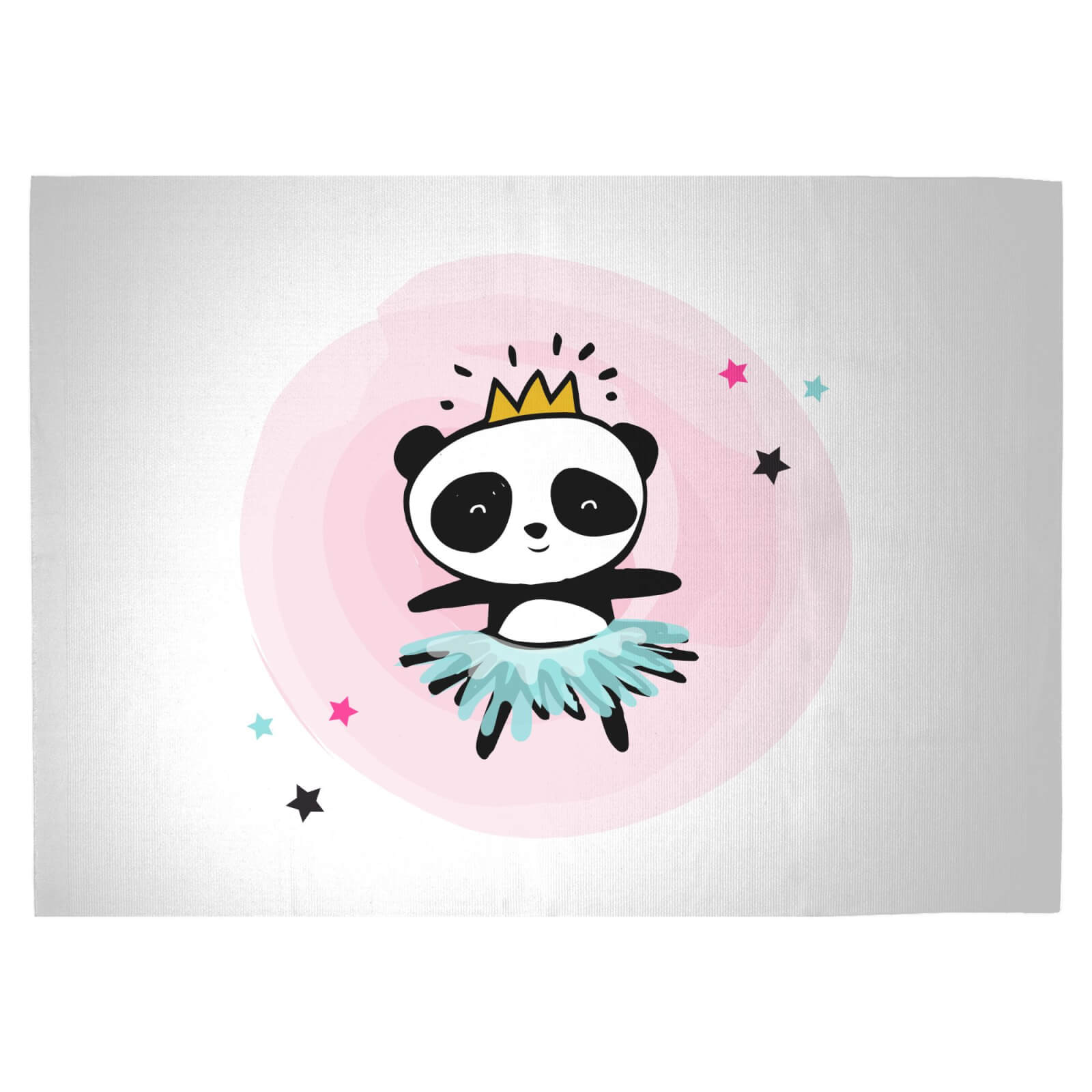 Princess Panda Woven Rug - Large