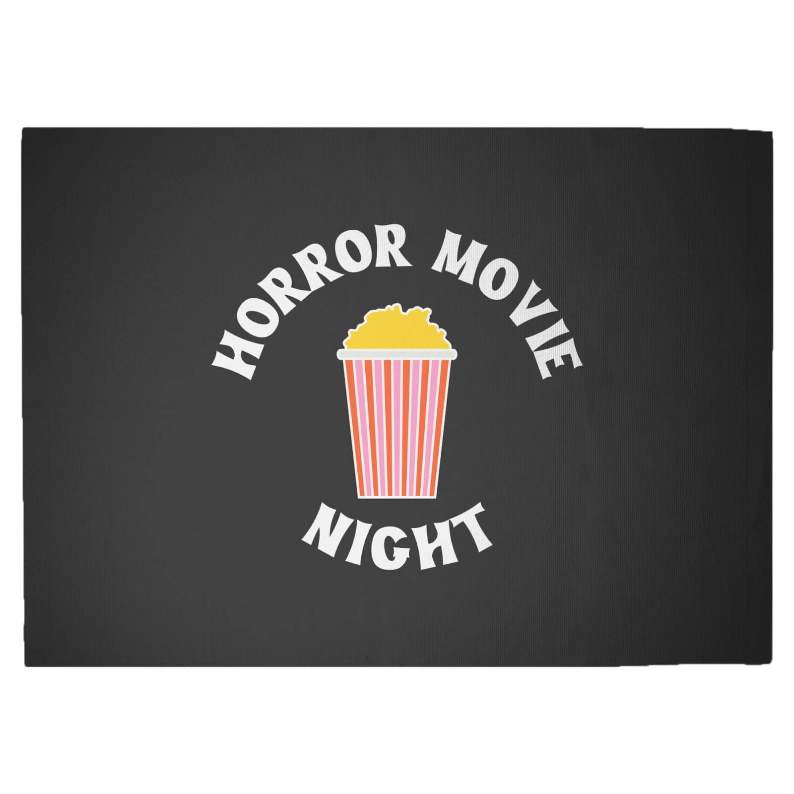 Horror Movie Night Woven Rug - Large