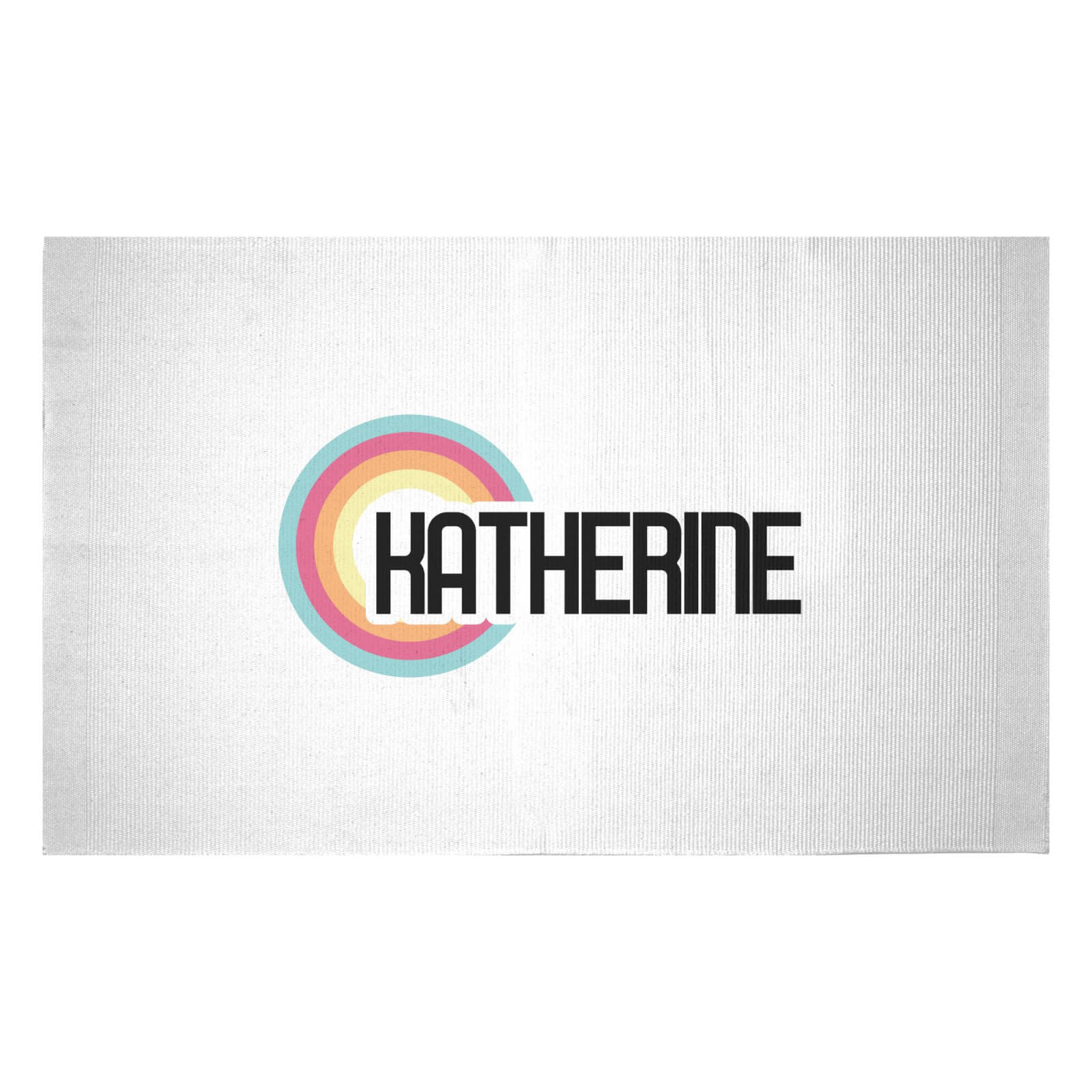 Katherine Rainbow Woven Rug - Small