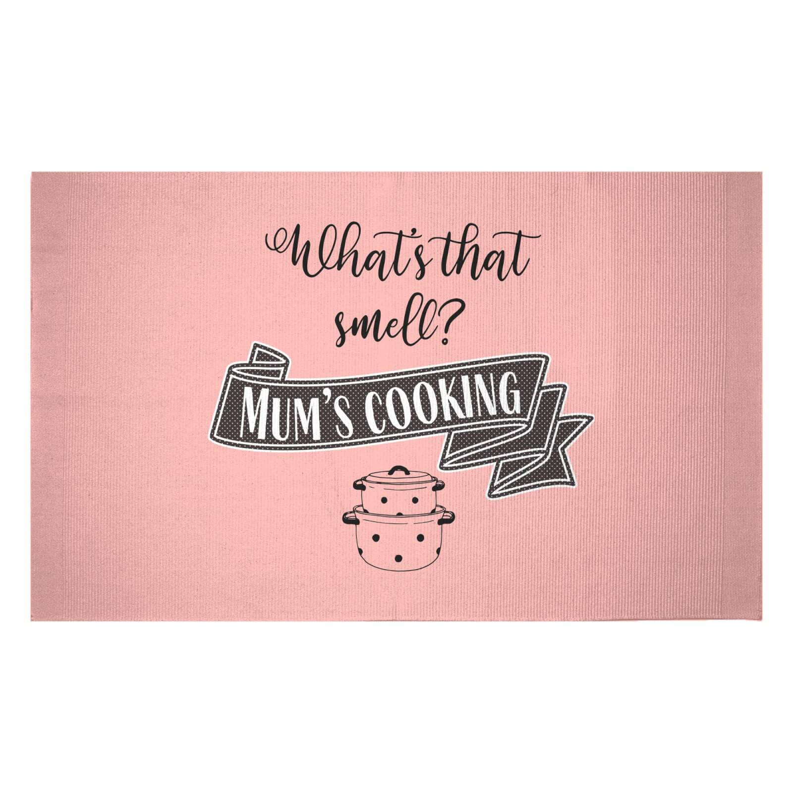 What's That Smell? Mum's Coking Woven Rug - Small