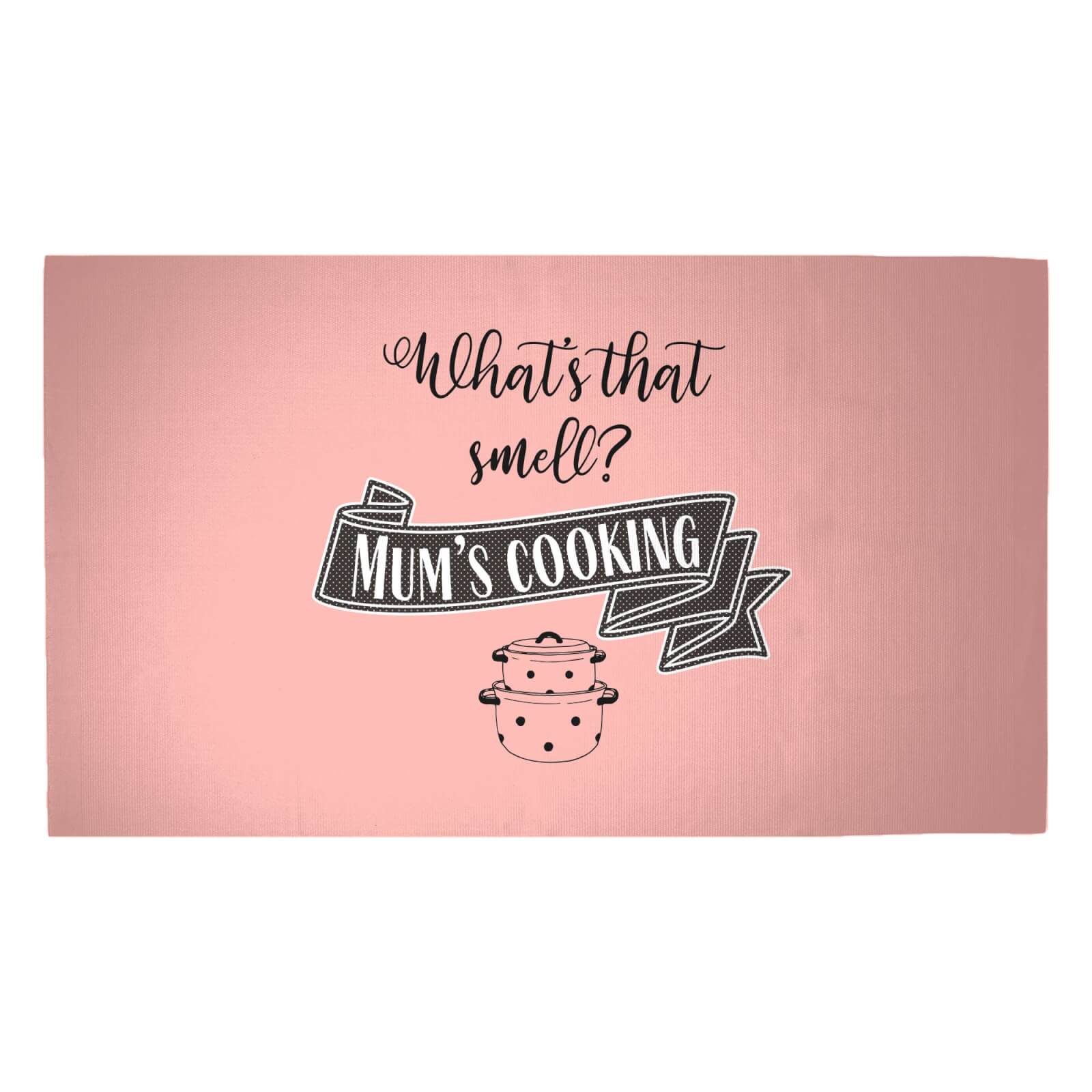What's That Smell? Mum's Coking Woven Rug - Medium