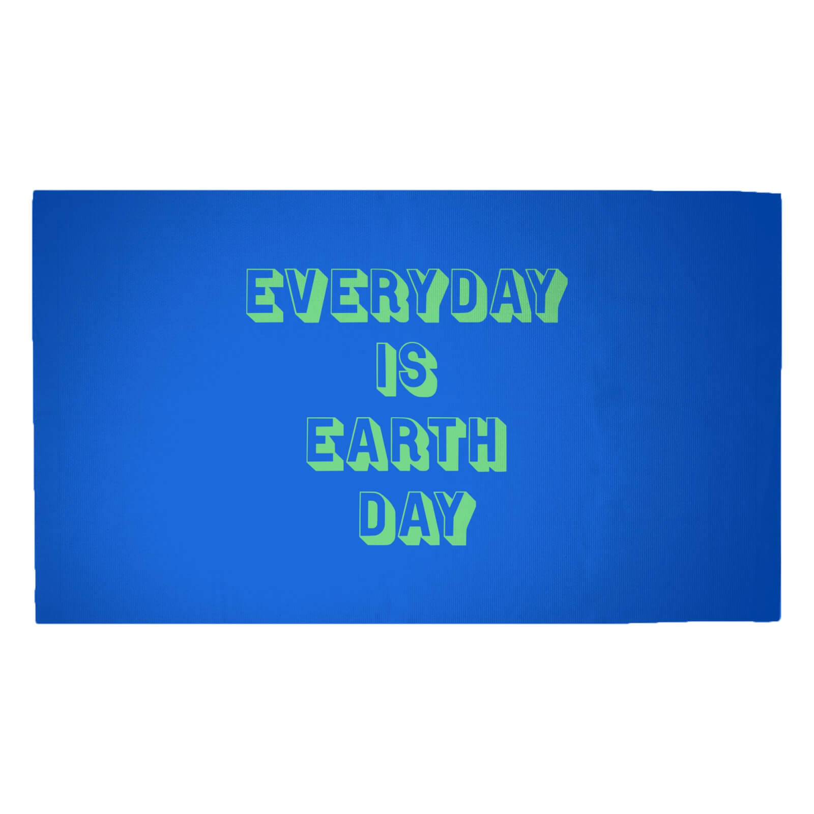 Everyday Is Earth Day Woven Rug - Medium