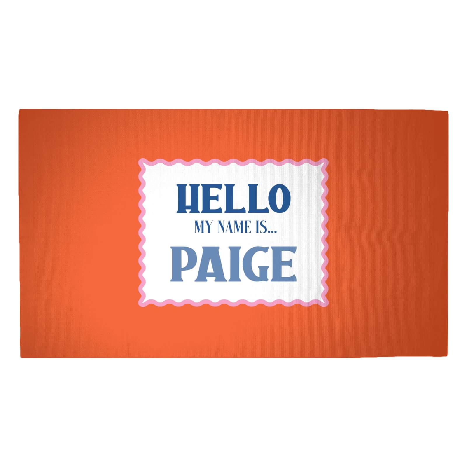 Hello, My Name Is Paige Woven Rug - Medium