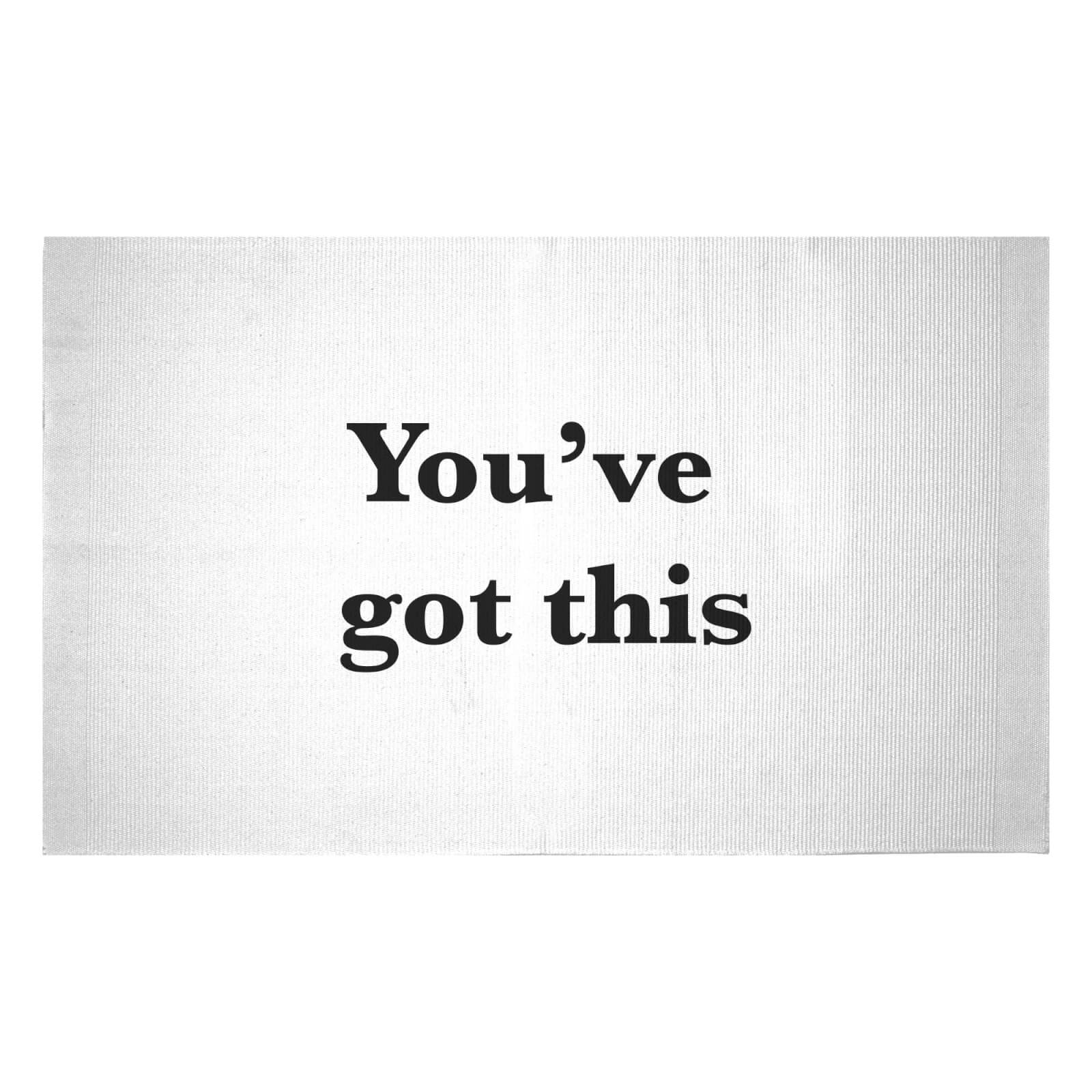 You've Got This Woven Rug - Small