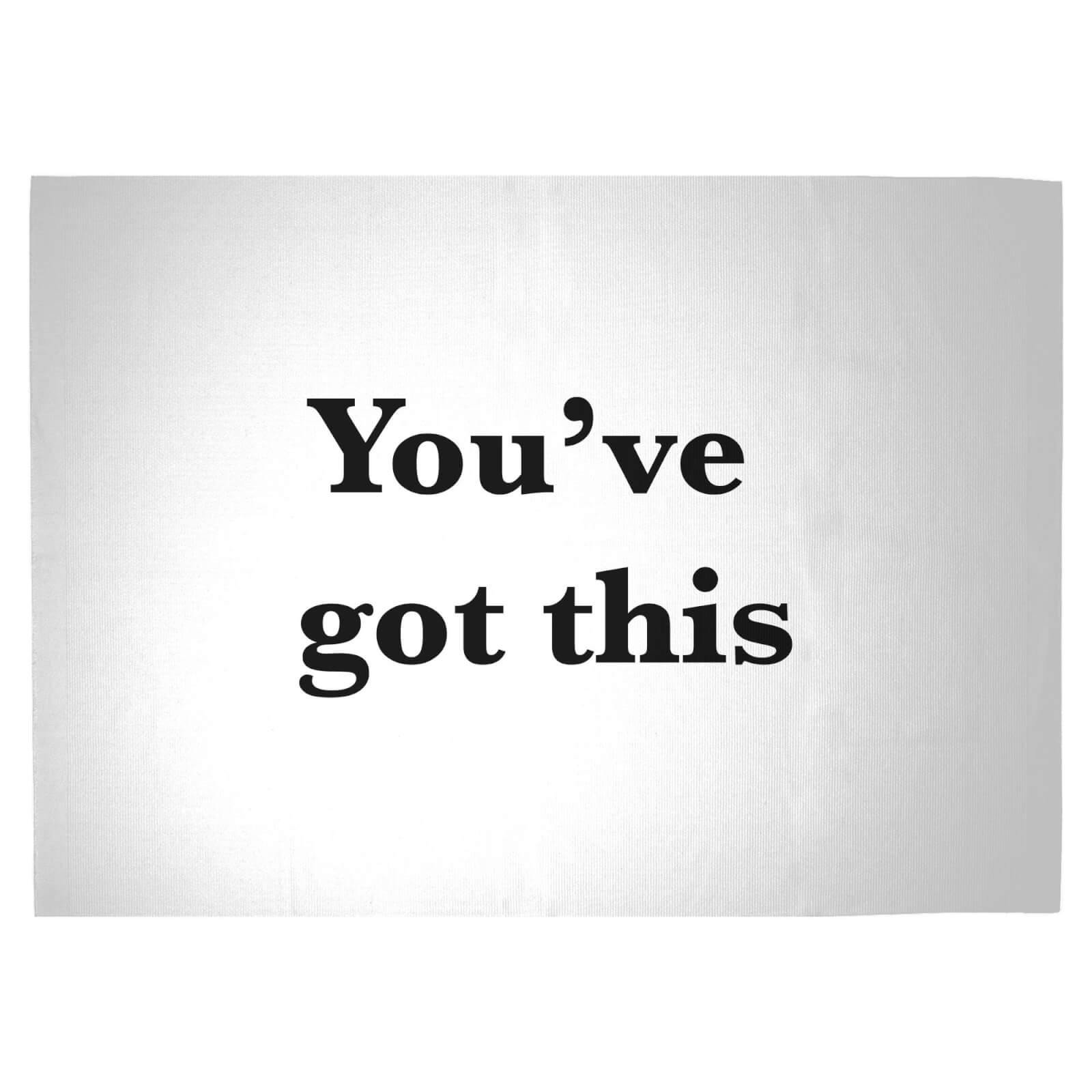 You've Got This Woven Rug - Large
