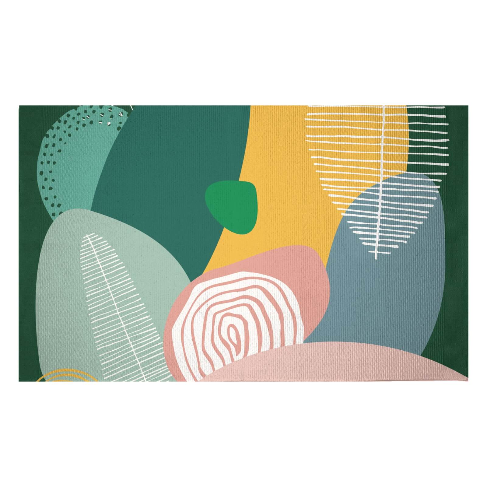 Pastel Garden Woven Rug - Small
