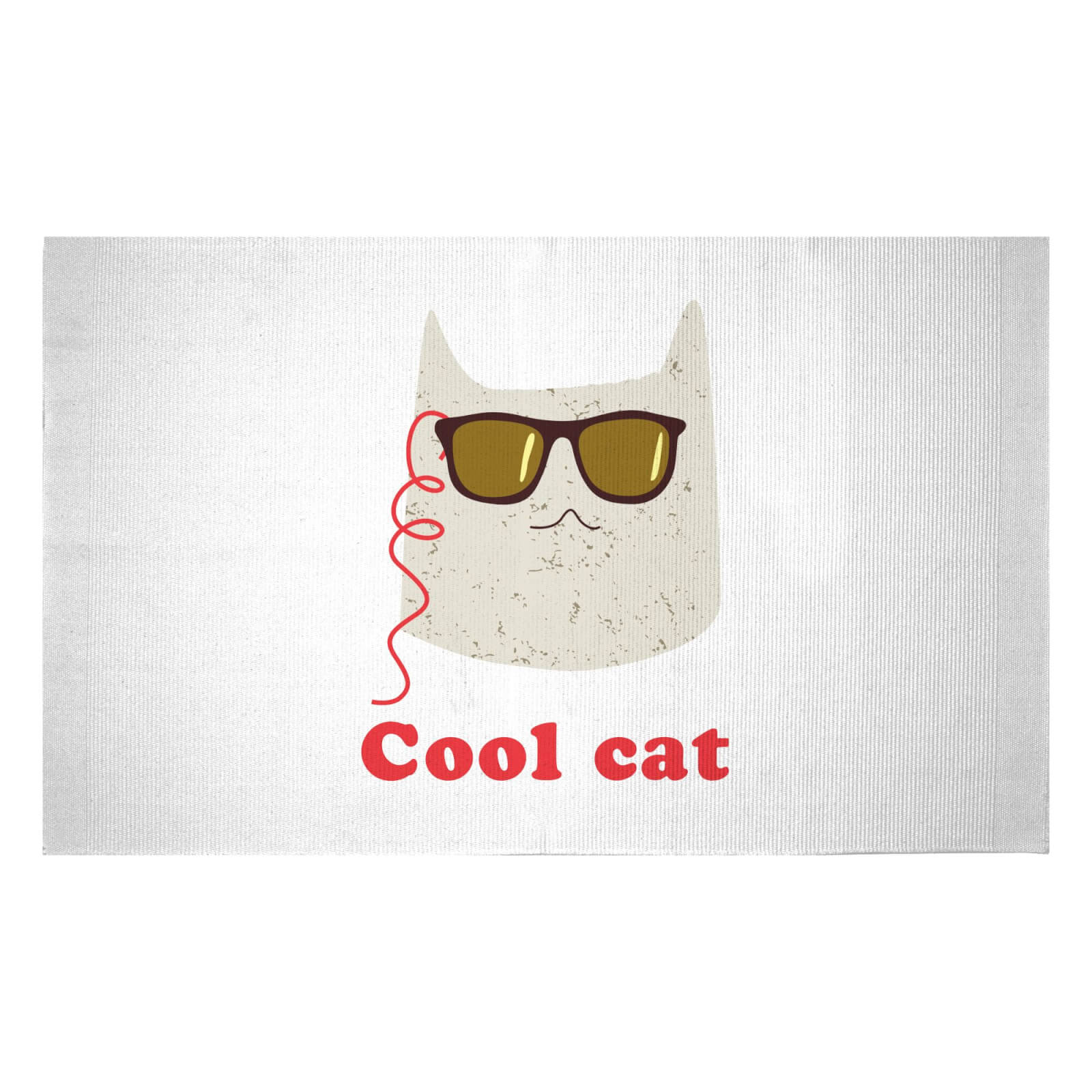 Cool Cat Woven Rug - Small