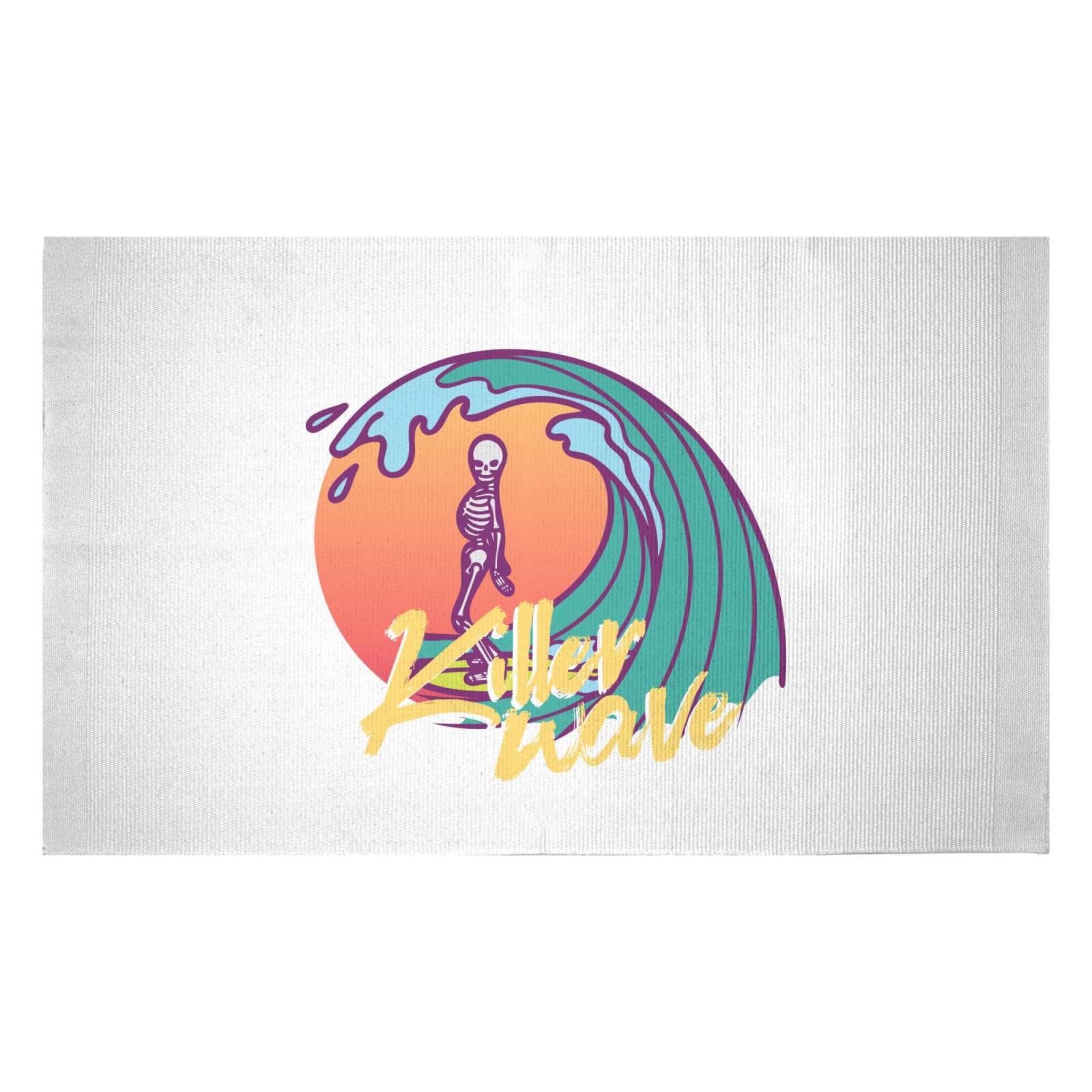Killer Wave Dude Woven Rug - Small