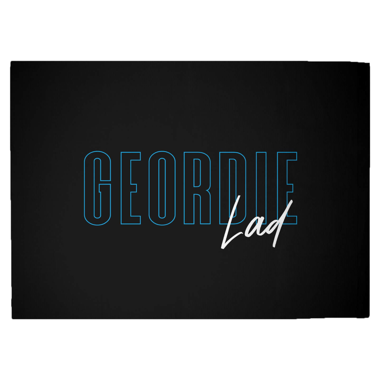 Geordie Lad Woven Rug - Large