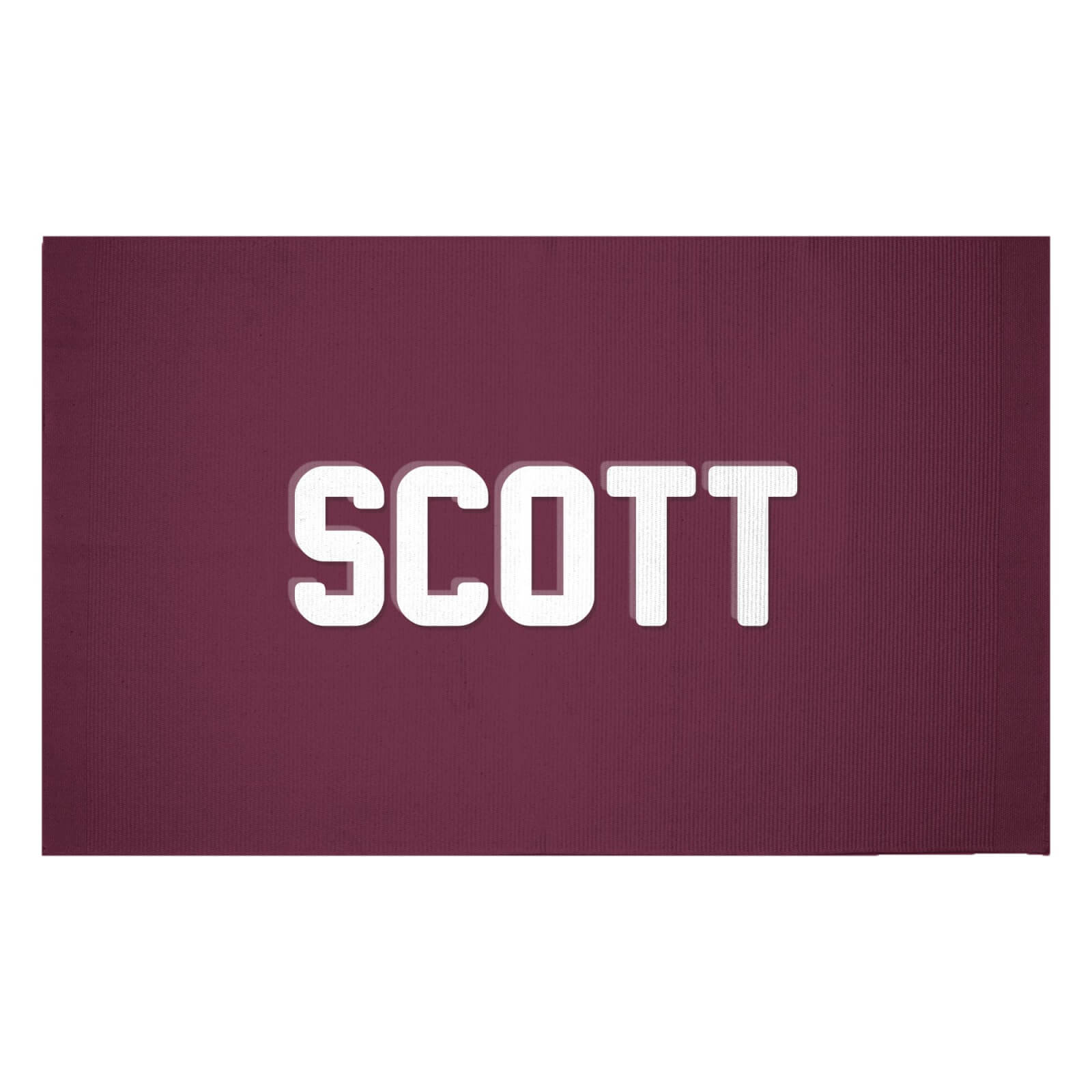 Embossed Scott Woven Rug - Small