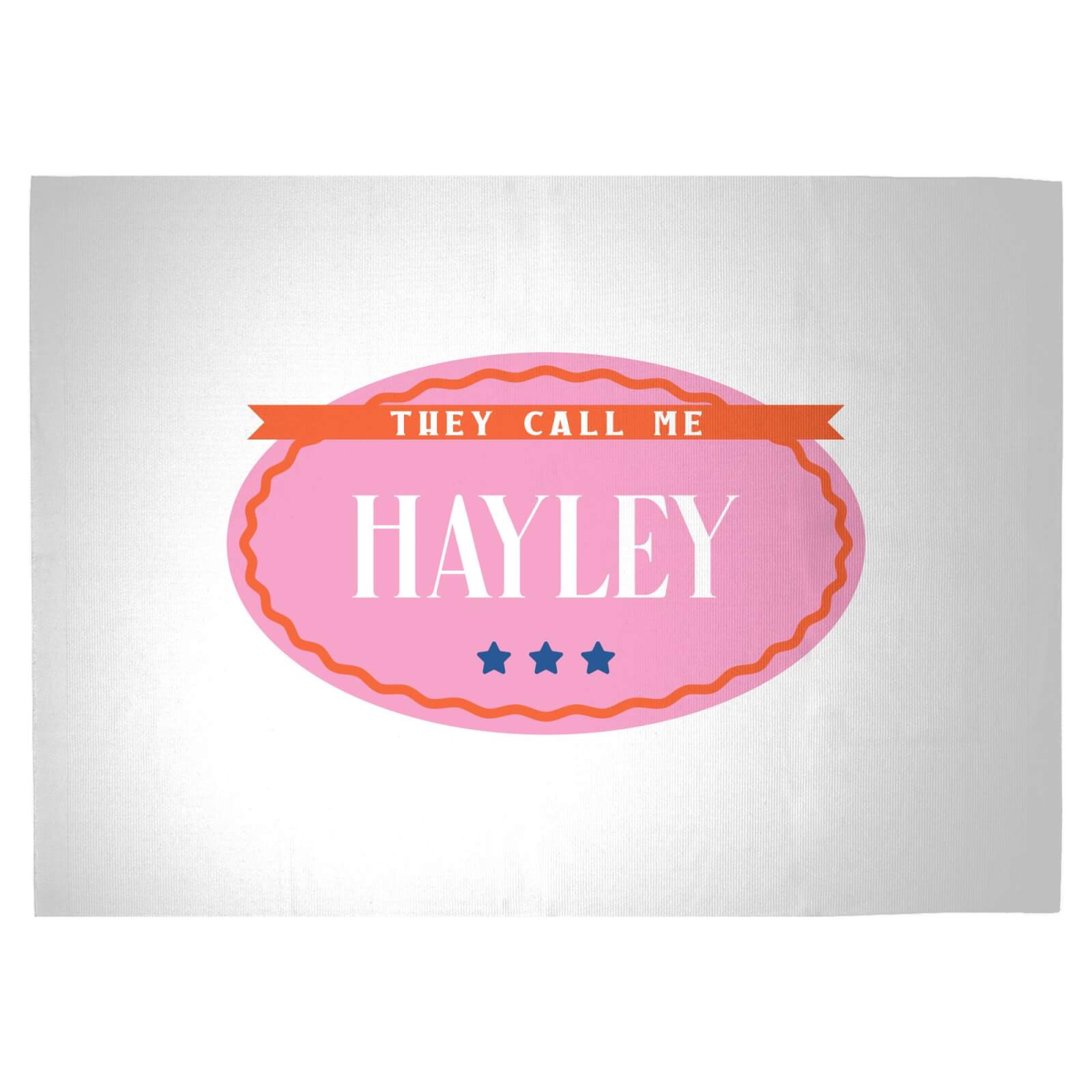 They Call Me Hayley Woven Rug - Large
