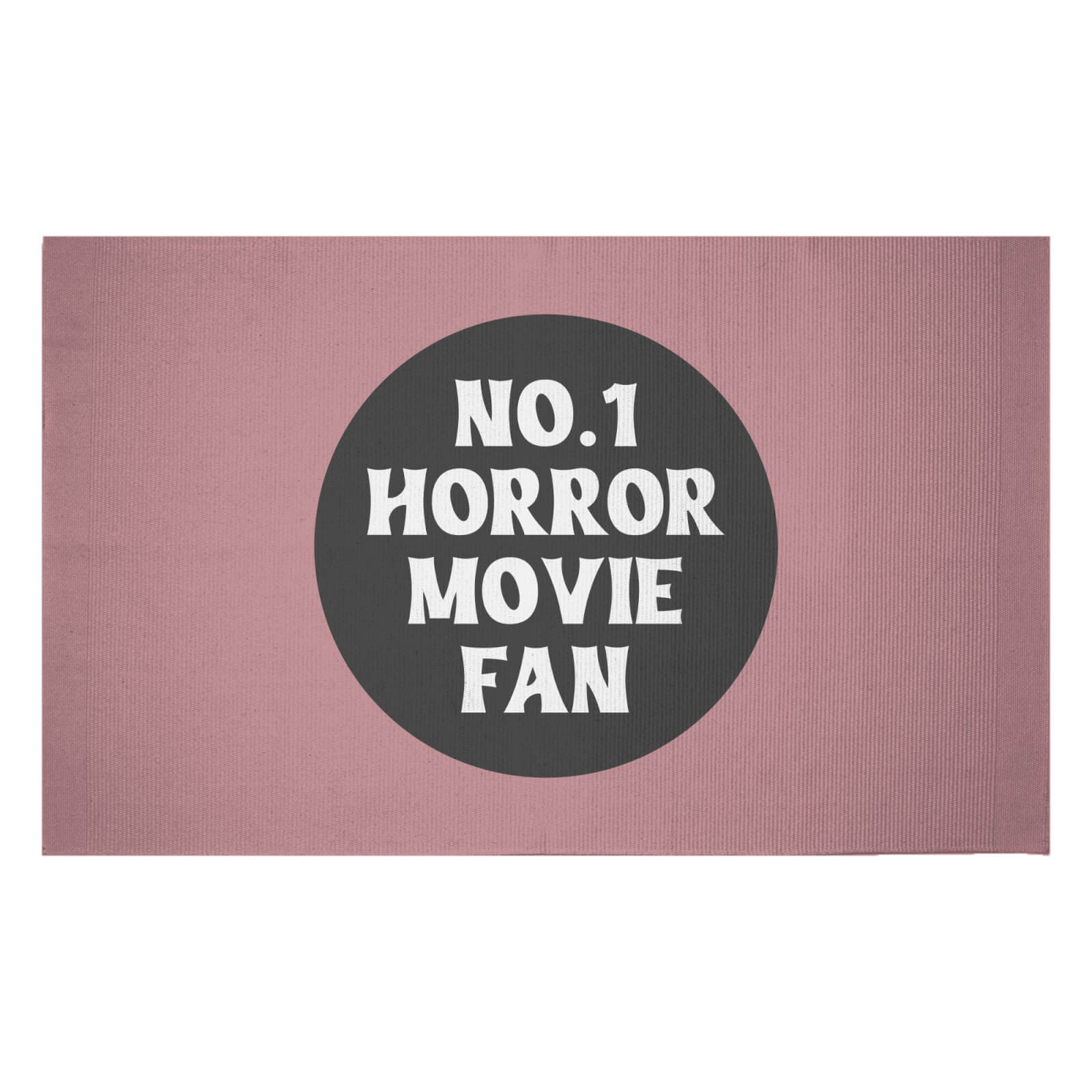 No.1 Horror Movie Fan Woven Rug - Small