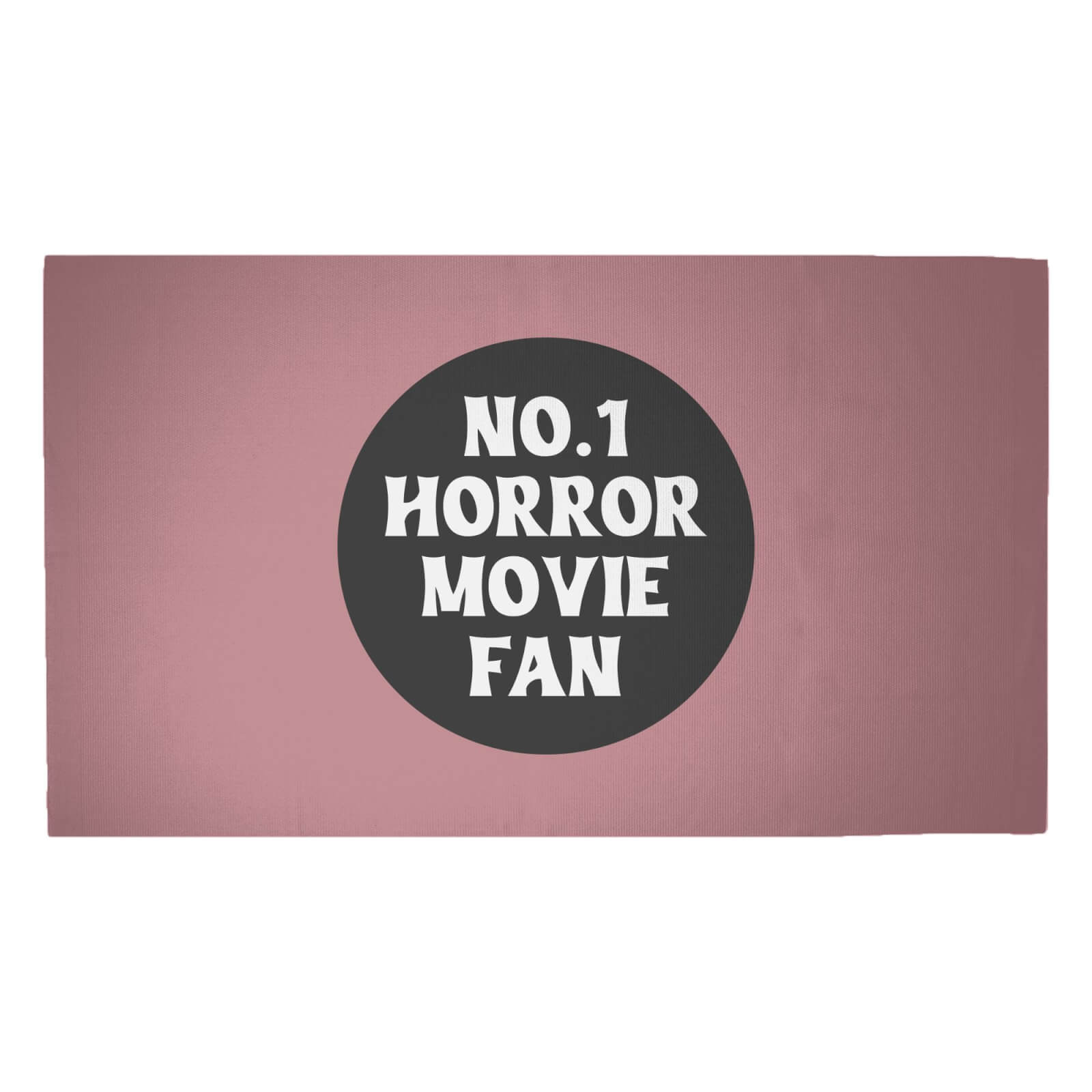 No.1 Horror Movie Fan Woven Rug - Medium