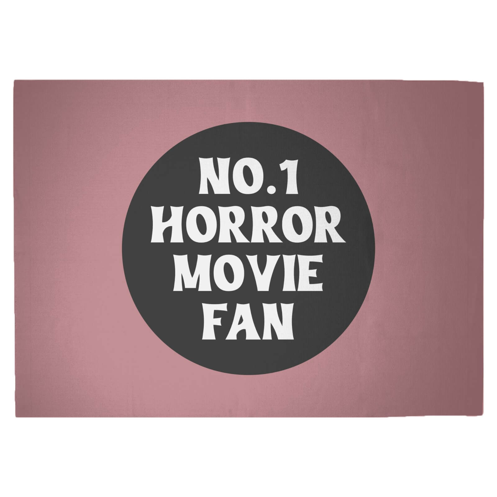 No.1 Horror Movie Fan Woven Rug - Large