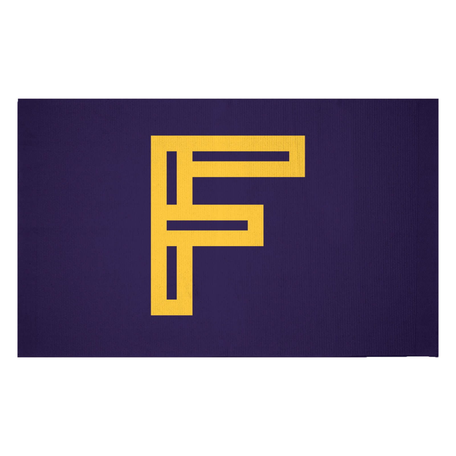 F Woven Rug - Small