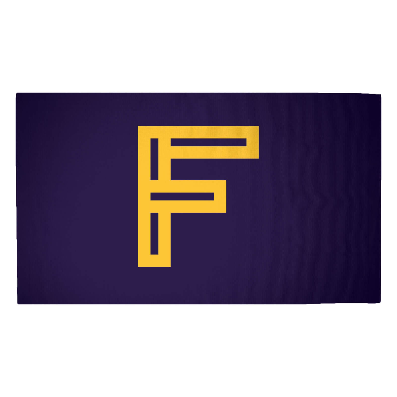 F Woven Rug - Medium