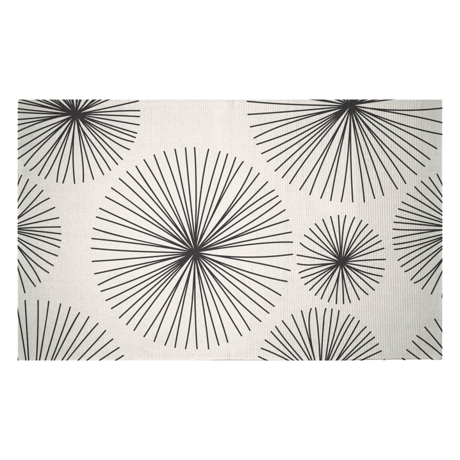 Starry Blossoms Woven Rug - Small