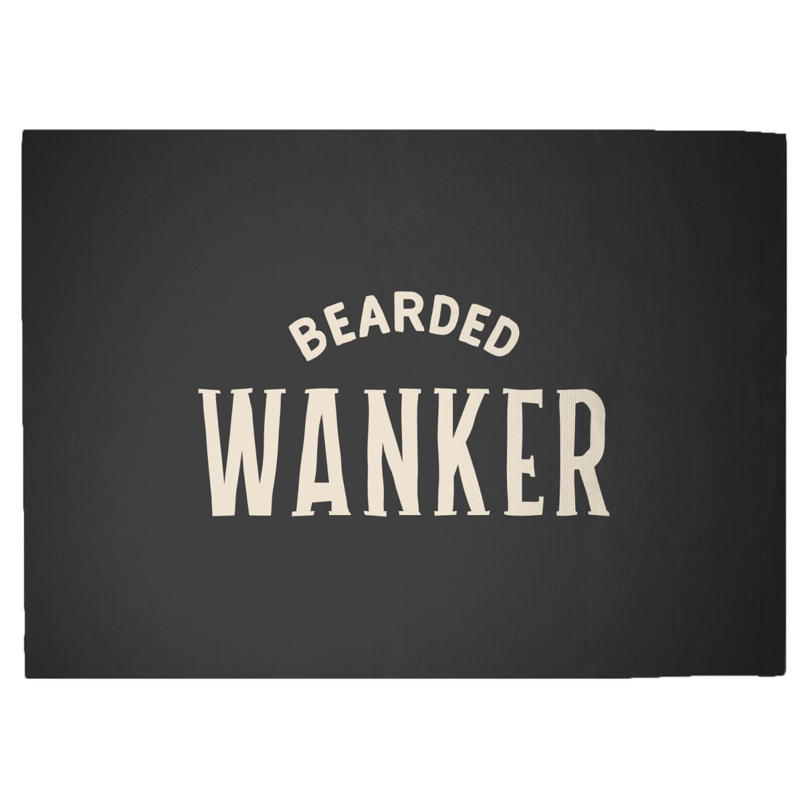 Bearded Wanker Woven Rug - Large