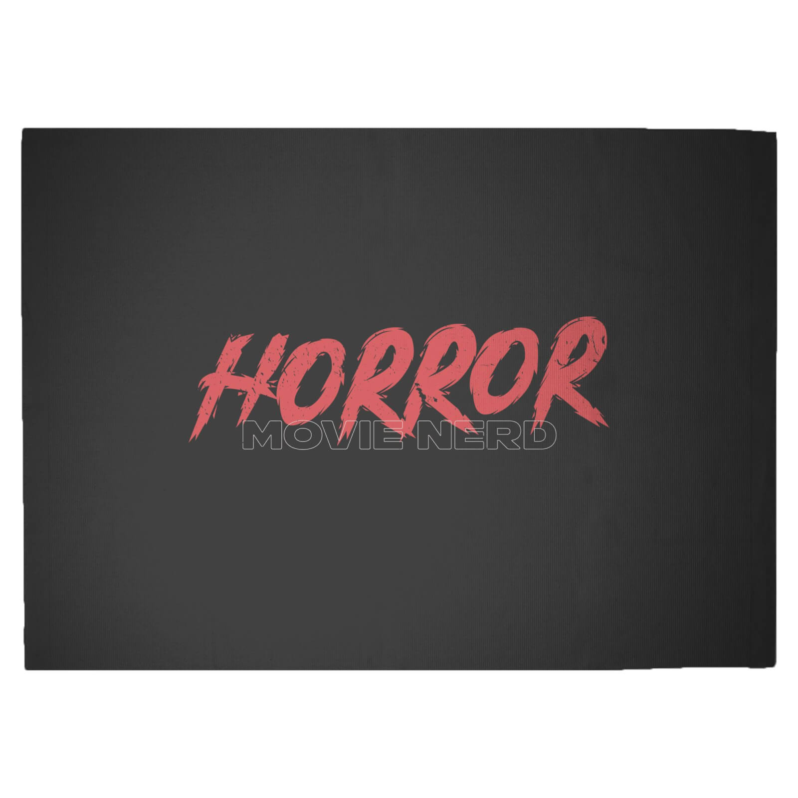 Horror Movie Nerd Woven Rug - Large