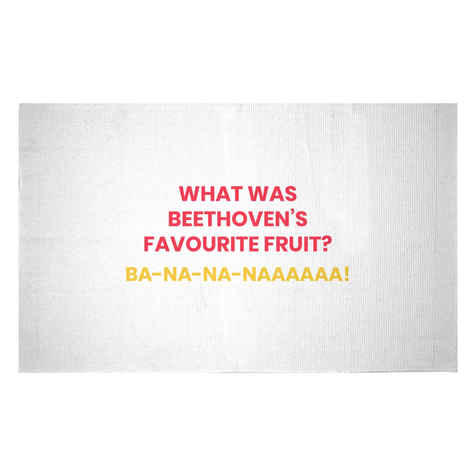 Beethoven's Favourite Fruit Woven Rug - Small
