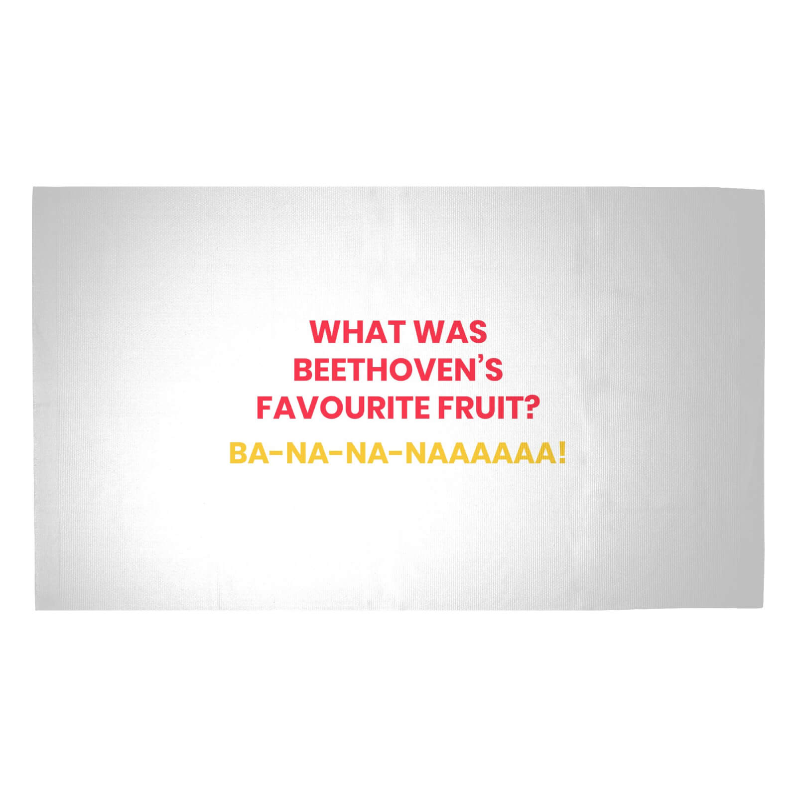 Beethoven's Favourite Fruit Woven Rug - Medium