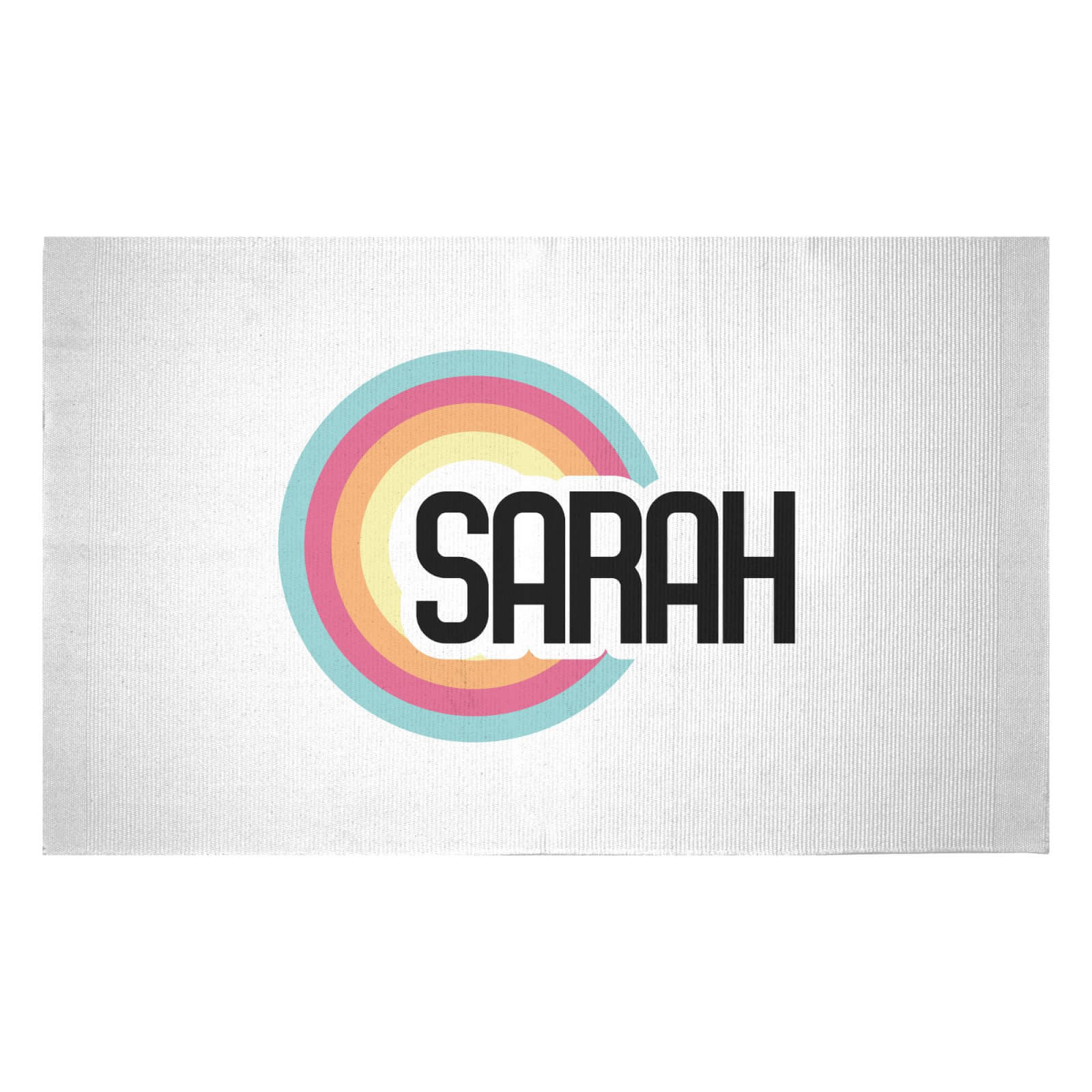 Sarah Rainbow Woven Rug - Small