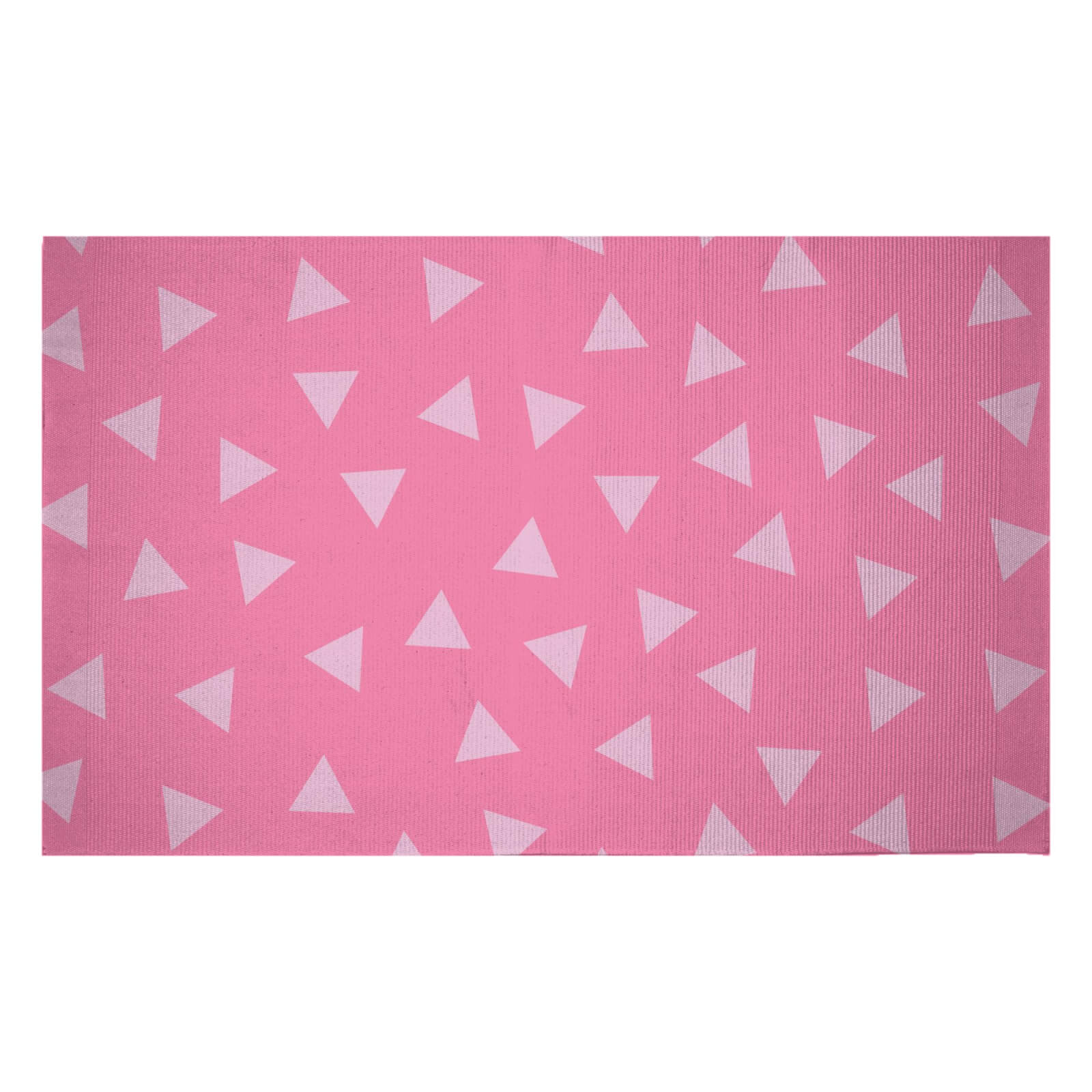 Bold Triangles Woven Rug - Small