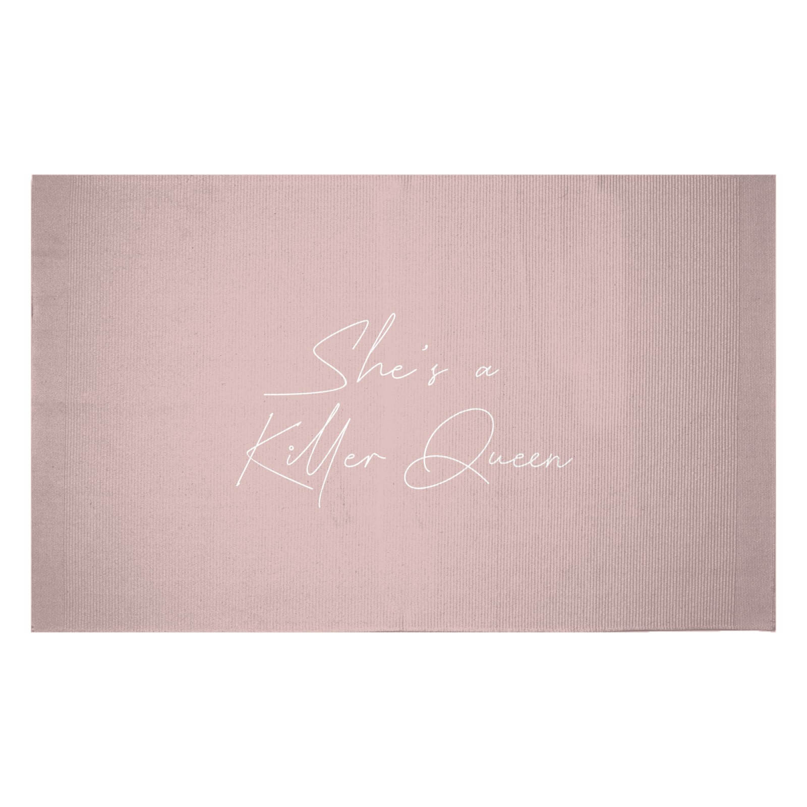 She's A Killer Queen Woven Rug - Small