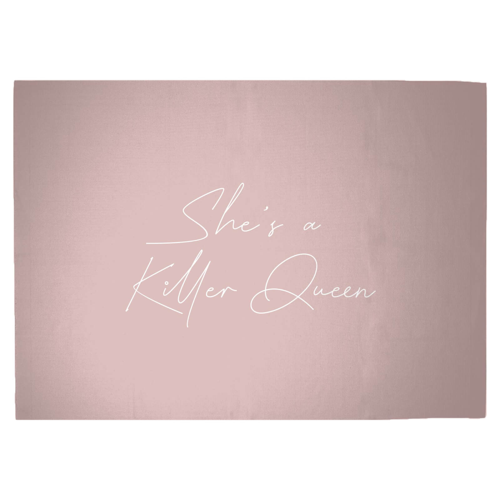 She's A Killer Queen Woven Rug - Large