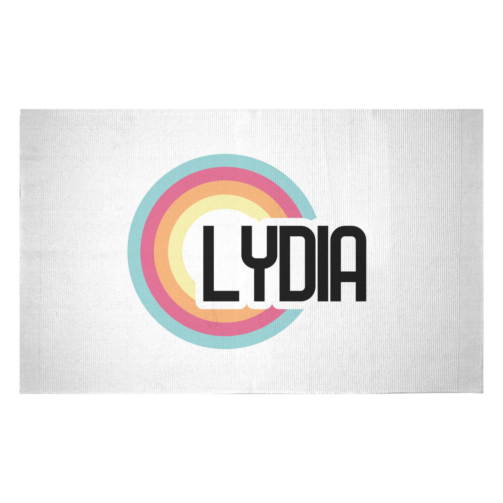 Lydia Rainbow Woven Rug - Small