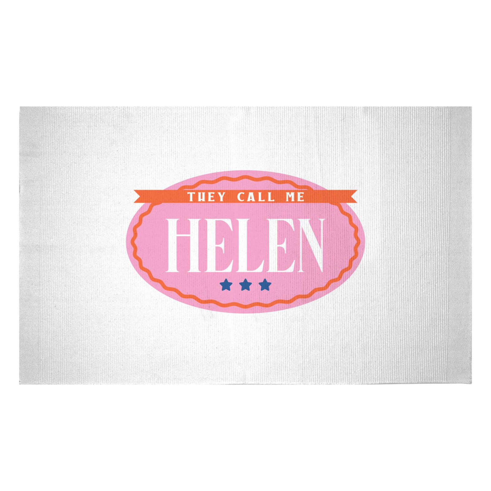 They Call Me Helen Woven Rug - Small