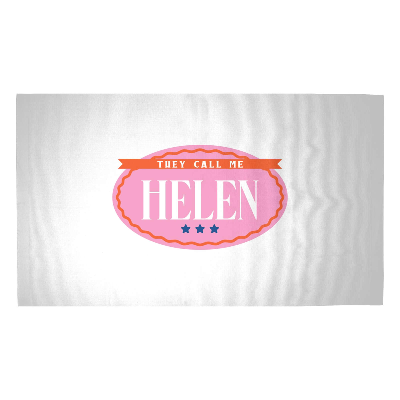 They Call Me Helen Woven Rug - Medium