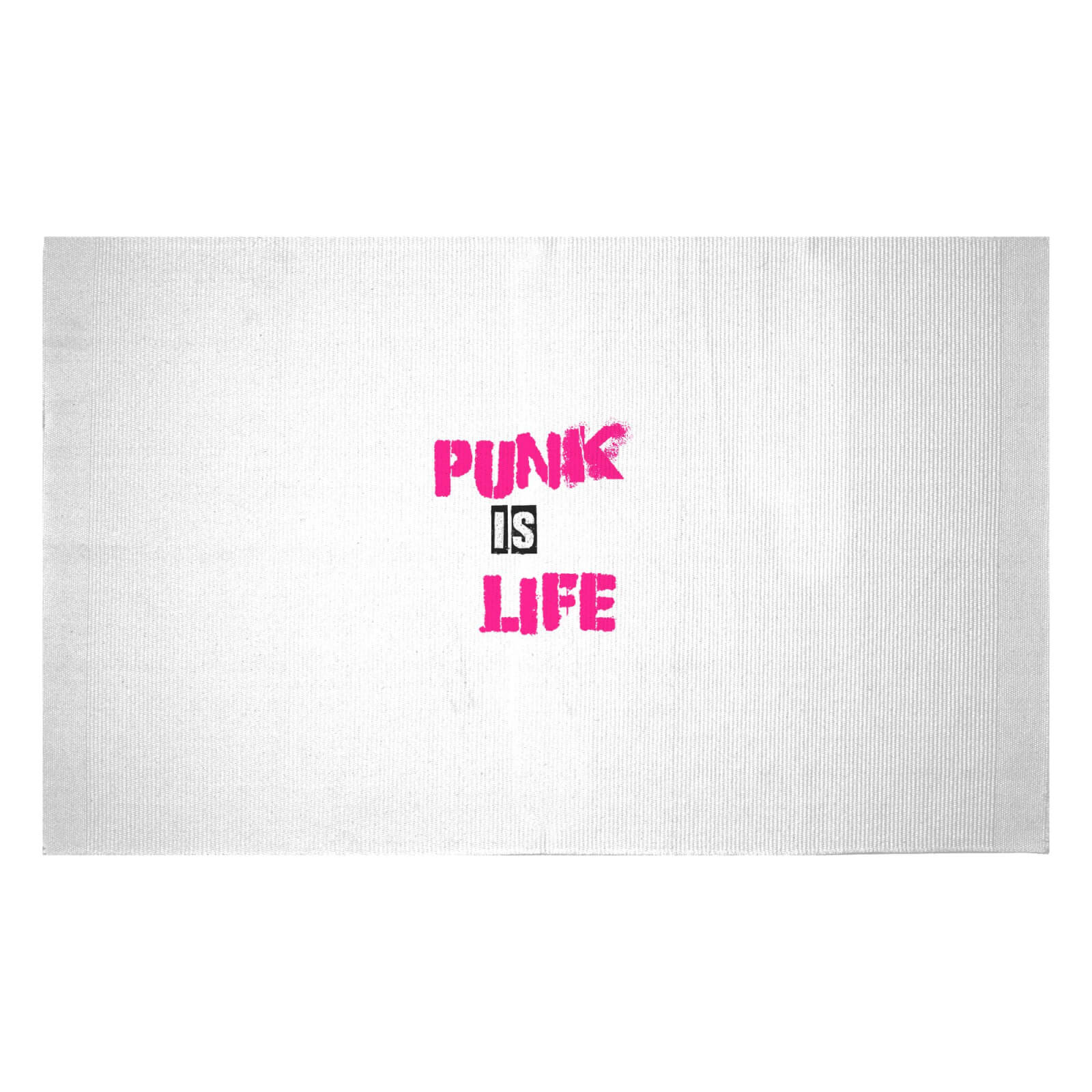 Punk Is Life Woven Rug - Small