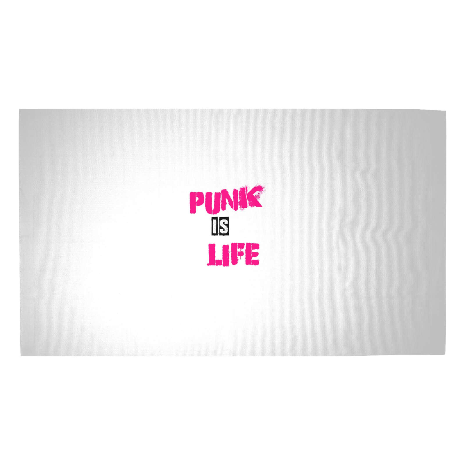 Punk Is Life Woven Rug - Medium