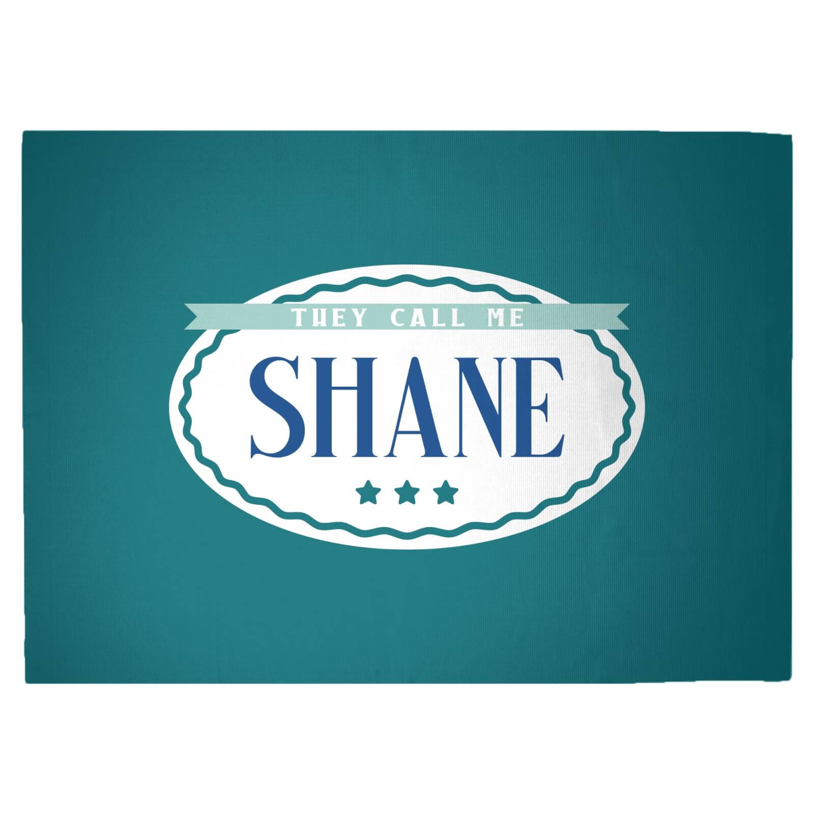 They Call Me Shane Woven Rug - Large