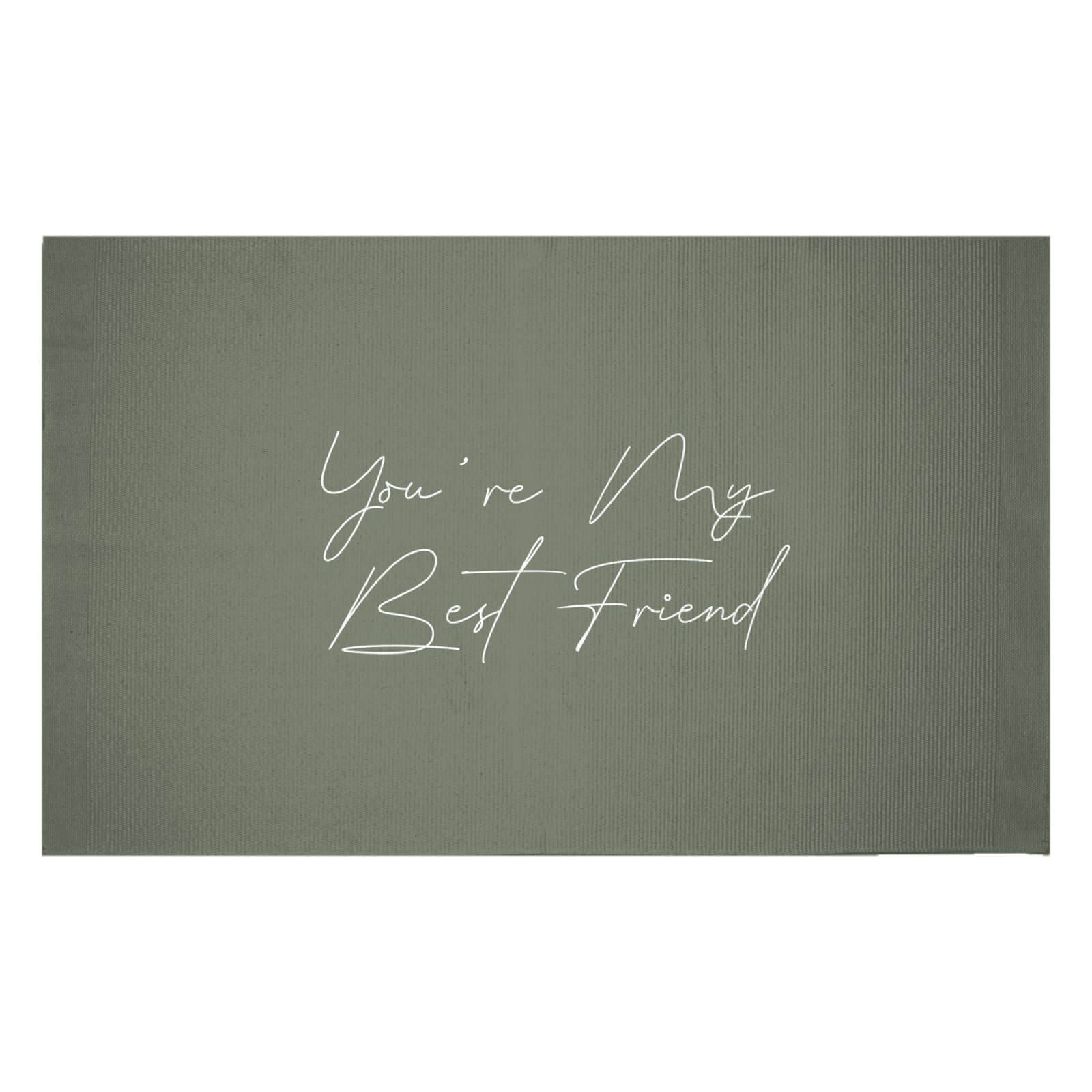 You're My Best Friend Woven Rug - Small
