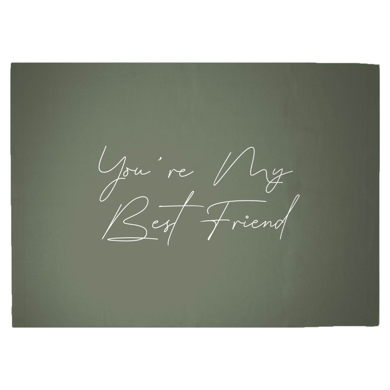 You're My Best Friend Woven Rug - Large