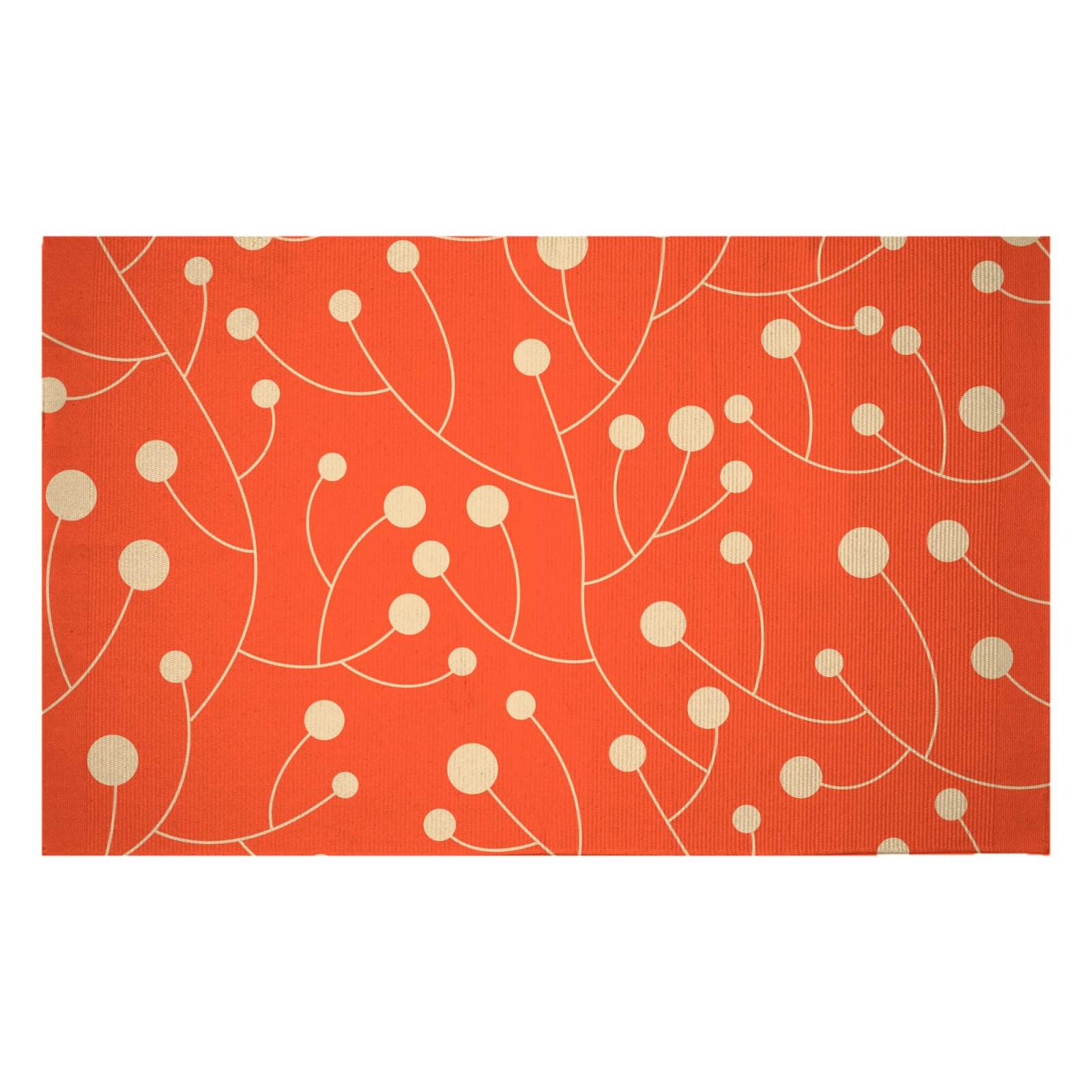 Berry Bush Woven Rug - Small